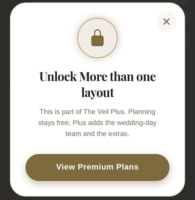 More than one layout is a Plus feature