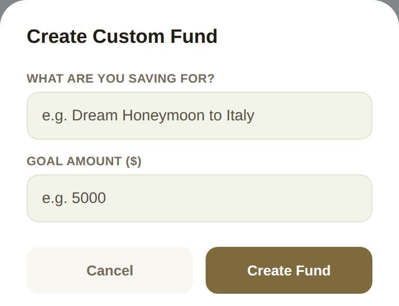 Create Custom Fund